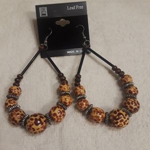 Fashion animal print earrings